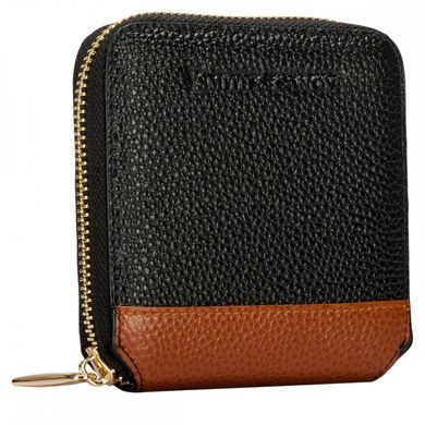Гаманець жіночий шкіряний Smith & Canova 26803 Althorp (Black-Tan)