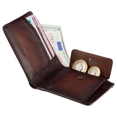 Кошелек мужской кожаный Visconti MT92 Zanotti Tan Burnish коричневый
