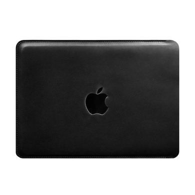 Шкіряний чохол для MacBook 14 дюйм Чорний Crazy Horse, Черный