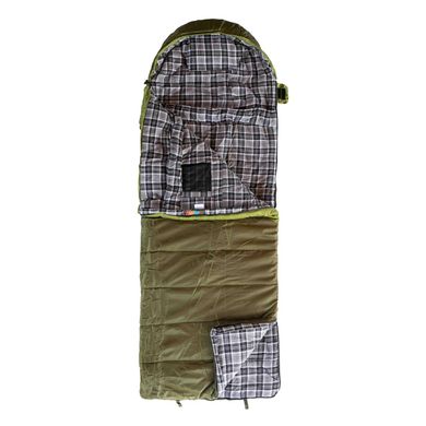 Спальний мішок Tramp Kingwood Regular ковдра правий dark-olive/grey 220/80 UTRS-053R