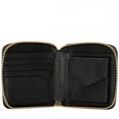 Гаманець жіночий шкіряний Smith & Canova 26803 Althorp (Black-Tan)