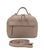 Жіноча шкіряна сумка крос-боді Italian fabric bags 1166 beige