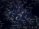 Карта зоряного неба, що світиться, Космостар 55x75 см ТМ Люмік