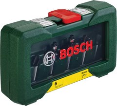 Фрези по дереву набори, Bosch 6 шт