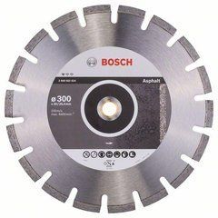 Алмазне відрізне коло Bosch Standard for Asphalt 300 x 20/25.4 x 2.8 x 10 mm (2608602624)