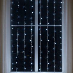 Новогодняя гирлянда штора 2х2 м 80 LED комнатная белый провод Белый ZWM2280LEDW