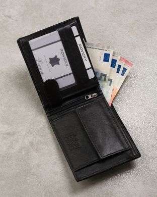 Кошелек мужской кожаный Always Wild N992-P-SCR-7902 черный