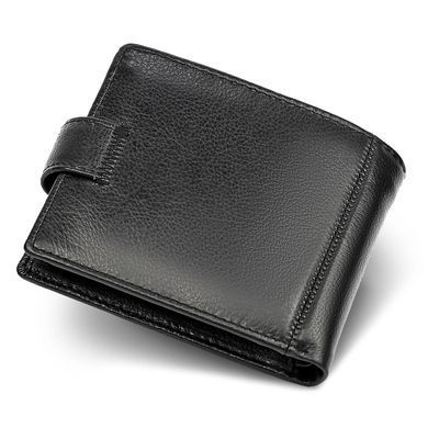 Классическое мужское портмоне из натуральной кожи ST Leather ST102 Черный