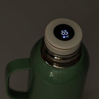 Термос Vacuum с датчиком температуры на 820 мл мятный HP-14-55M