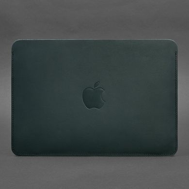 Чохол із натуральної шкіри для MacBook 13 дюйм Зелений краст, Зелений