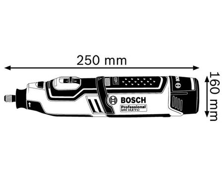 Акумуляторний багатофункційний інструмент Bosch GRO 10,8 V-LI (06019C5000)