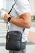 Шкіряна чоловіча сумка-барсетка через плече Bexhill BX-14660 чорна, Черный