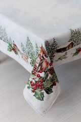 Новогодняя гобеленовая скатерть Squirrel 135х180 см