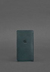 Шкіряний чохол для iPhone 12 Зелений Краст, Зелений