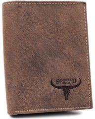 Гаманець чоловічий шкіряний BUFFALO WILD RM-03-HBW-7734 темно-коричневий