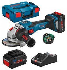 Акумуляторна кутова шліфувальна машина Bosch GWS 18V-15 SC Professional, 2 акб 18V 8 Ah (06019H6101)