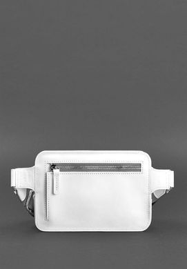 Кожаная женская поясная сумка Dropbag Mini белая