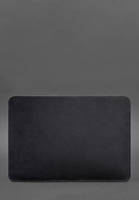 Чохол із натуральної шкіри для MacBook 13 дюйм Синій Crazy Horse, Синий