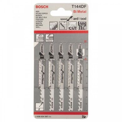 Полотно для лобзика Bosch (2608634567) T 144 DF, BIM 5 шт