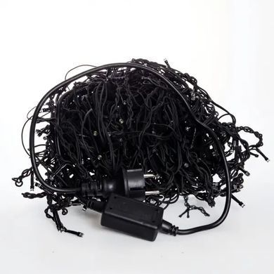 Уличная гирлянда Бахрома 25 м 405 LED черный провод Белый 25MBW