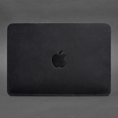 Чохол із натуральної шкіри для MacBook 13 дюйм Синій Crazy Horse, Синий