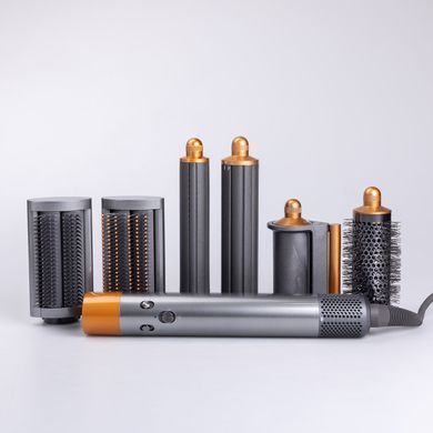 Мультистайлер для волос Airwrap Complete Long 6 насадок, серый X9G