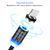 Магнітний кабель для зарядки FLOVEME LED Magnetic FL93674 Type-C black