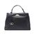 Жіноча шкіряна сумка Italian fabric bags 2068 black, Черный, Шкіра, Клапан