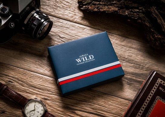 Гаманець чоловічий шкіряний ALWAYS WILD N992L-WCN-RFID-8006 чорний