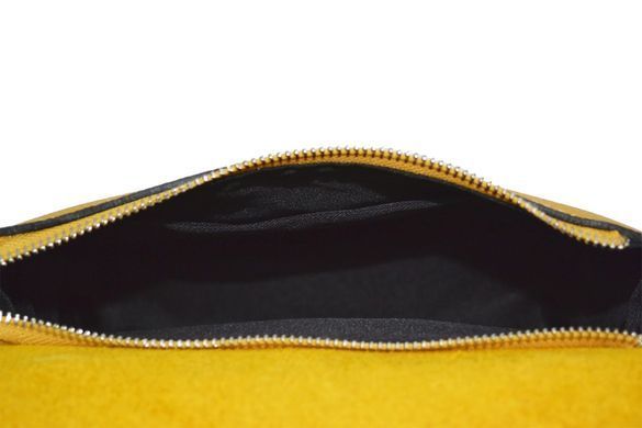 Женская кожаная сумка Italian fabric bags 2109 yellow
