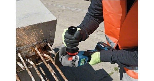 Акумуляторна кутова шліфувальна машина Bosch GWS 18V-15 SC Professional, 2 акб 18V 8 Ah (06019H6101)