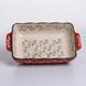 Форма для випікання Vintage 23&times;14&times;5 (см) прямокутна форма для випікання в духовці з ручками Червона HM05-09, Червоний