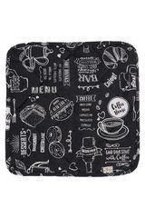 Чехол на табурет Breakfast black 35х35 см