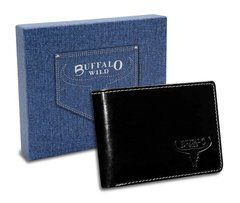 Гаманець чоловічий шкіряний BUFFALO WILD F01-CVTB-5670 чорний