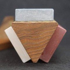 Точильний камінь японський водний 250 / 1000 / 4000 grit HANAKUMAGAWA 205x75x25 мм (4562147500226)