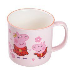 Кружка фарфоровая Peppa Pig 400 мл розовая HP-15-13