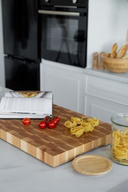 Торцевая разделочная доска из ясеня размером 60х40х4.5 см