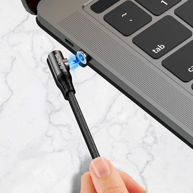 Кабель магнітний для зарядки FLOVEME LED Magnetic RAX212896 microUSB black