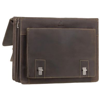 Портфель мужской кожаный Visconti 16055XL Hercules (Oil Brown)