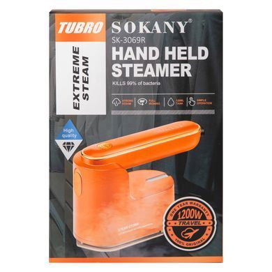 Відпарювач Sokany SK-3069 Ручний 1200 Вт помаранчевий