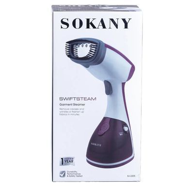 Ручний відпарювач для одягу SOKANY 250 мл Блакитний Lugi AJ2205BL
