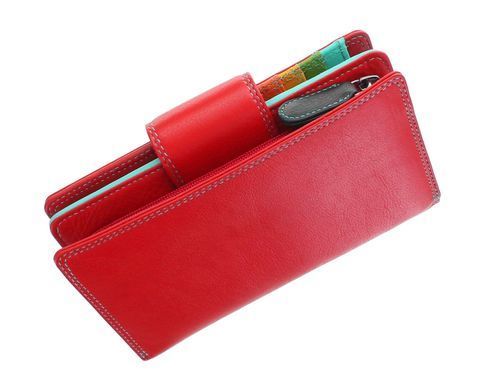 Жіночий шкіряний гаманець Visconti SP31 Poppy (Red Multi Spectrum)