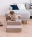 Ступени для собак Velour Beige 3х-уровневые