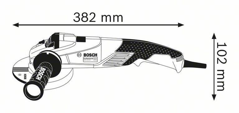 Кутова шліфмашина Bosch GWS 18-150 L Professional (06017A5000)