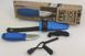 Ніж Morakniv Eldris 1.0 Colour Blue (12631) + кресало, паракорд та застібка