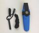 Ніж Morakniv Eldris 1.0 Colour Blue (12631) + кресало, паракорд та застібка