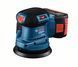 Акумуляторна ексцентрикова шліфувальна машина Bosch GEX 185-Li SOLO (06013A5020) без акум та зарядки, Коричневий