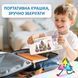 Магнитный конструктор цветные магнитные блоки плитки 40 деталей развивающий набор для детей Magcastle портативный