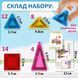 Магнитный конструктор цветные магнитные блоки плитки 40 деталей развивающий набор для детей Magcastle портативный