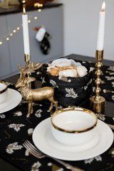 Корзинка для хранения Шапочки на черном